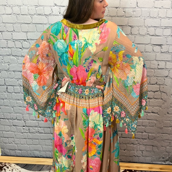 Dark Paradise Aratta Silent Journey Boho Dress L - Picture 4 of 5